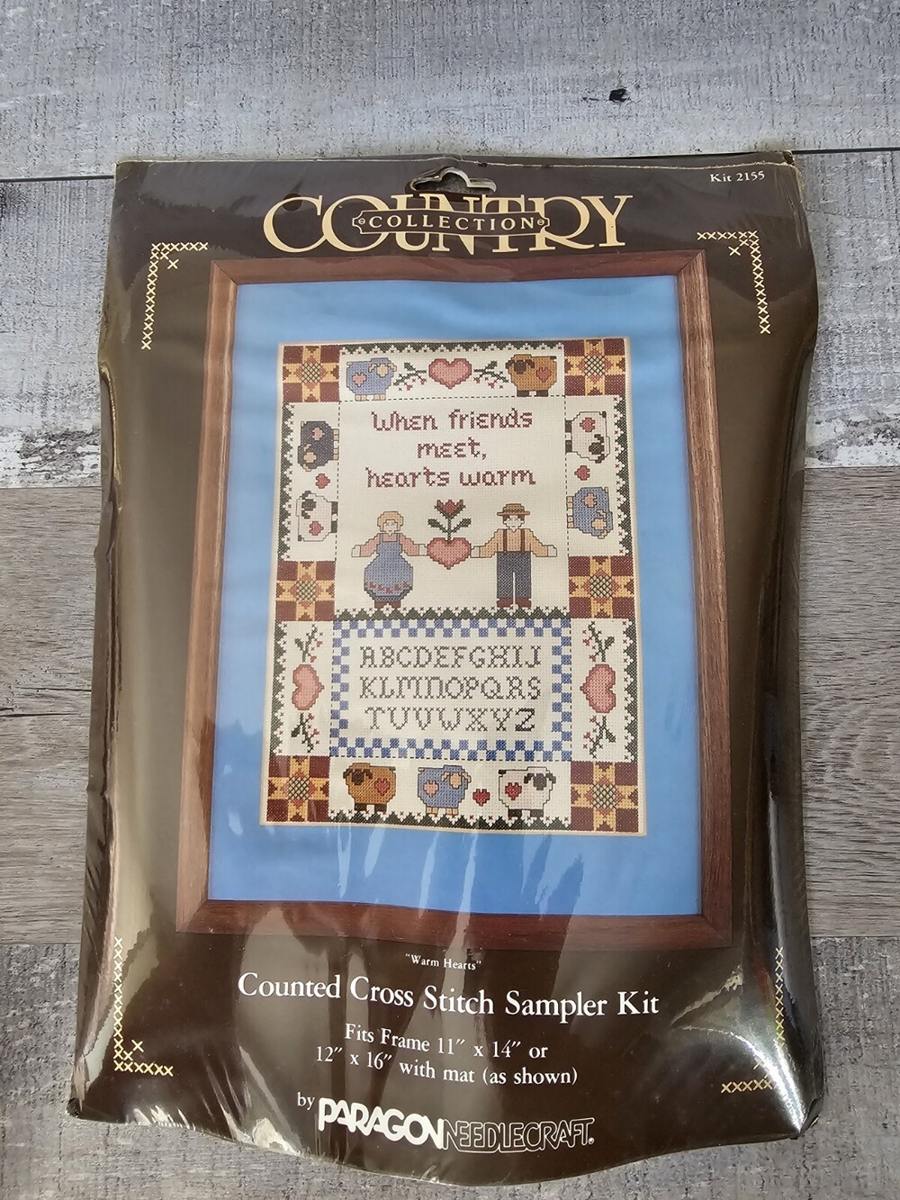 Paragon Needlecraft Warm Hearts Friendship Counted Cross Stitch Kit # 2155